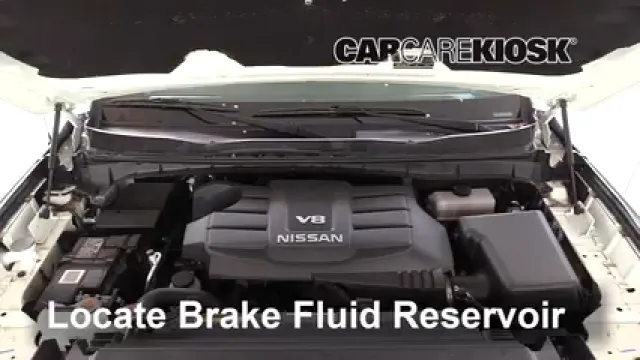 2018 Nissan Titan SV 5.6L V8 Extended Cab Pickup Brake Fluid Add Fluid